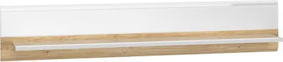 Produktbild von Wandboard in Castello Eiche Nb. mit weiß Hochglanz AKRON-131, B/H/T: ca. 134/25/20 cm