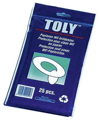 Productafbeelding van Toly, wegwerp toiletbrillen, 10 stuks