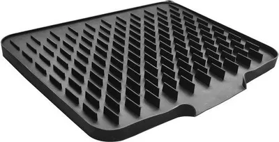 Image de Unyqoos® Tapis de égouttage en silicone, 40 x 30 cm – adapté au contact alimentaire, sans BPA, inodore, résistant à la chaleur (-40 à 230 °C), flexible, antidérapant, lavable au lave-vaisselle