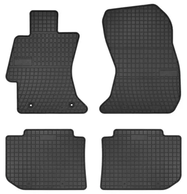 Zdjęcie produktu dla Dywaniki gumowe do Subaru XV 2011-2017 (crossover) – 4 szt., czarne, dopasowane – Wielganizator SolidPRO