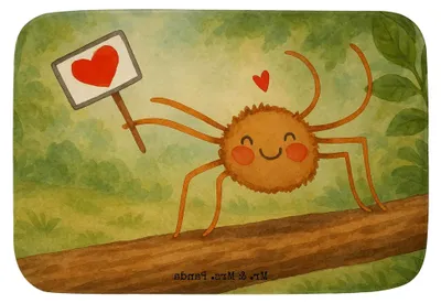 Produktbild von Badezimmerteppich Spinne Agathe Motivation Design