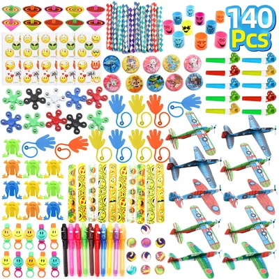 Gastgeschenkset 140-teilig für Kindergeburtstag, Partygeschenke
