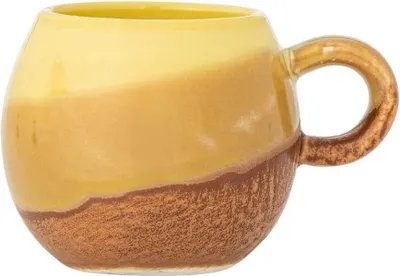 Produktbild von Bloomingville Becher PAULA Gelb Braun mit Henkel Tasse