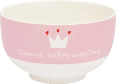 Produktbild von Müslischale "Queen of fucking everything"