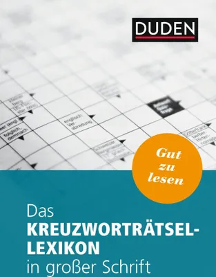 Produktbild von Das Kreuzworträtsel-Lexikon in großer Schrift