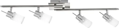 Immagine prodotto di Plafoniera LED, vetro, spot orientabili, L 80 cm