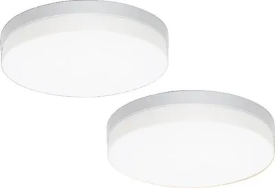 Zdjęcie produktu dla Lampa sufitowa, energooszczędna, minimalistyczny design, 2 sztuki, neutralne światło