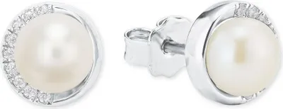 Produktbild von S.Oliver Silber Ohrringe Perle SOJ-0183-E-08