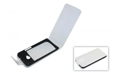 Produktbild von Telstar Tasche (Flip) für HTC One (M7) white