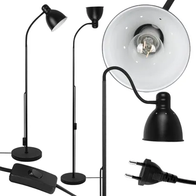 Productafbeelding van Vloerlamp FLOOD LIGHT AROUND E27, zwart