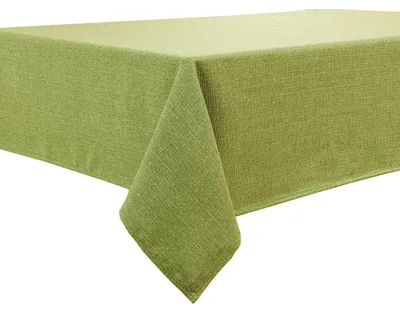 Produktbild von Tischdecke Avocadogrün 140 x 240 cm wasserabweisend Leinenoptik rechteckig