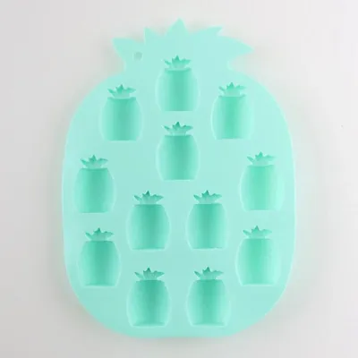 Produktbild von Eiswürfelform Ananas Blau - Eiswürfelformen - Eisformen - Silikon Eiswürfelform - Eiswürfelbereiter - Ananas Eiswürfel - Cocktail Eiswürfel