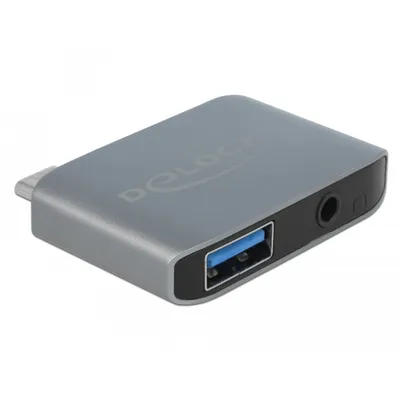 Produktbild von DELOCK Audio Adapter USB Type-C St - Klinkenbuchse 3,5mm