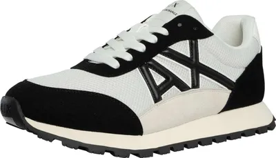 Produktbild von Armani Exchange Turnschuhe aus Mesh und Wildleder, Weiß 45 EU