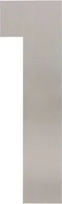 Produktbild von Hausnummer 1 XL 300x2mm Edelstahl gebürstet