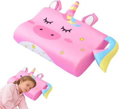 Obrázok produktu pre Detský vankúš 46x26 cm, pamäťová pena, 3D-mesh, opora krku, pre spanie