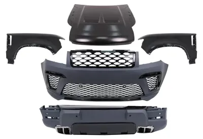 Productafbeelding van Bodykit voor de Defender SUV L663 (vanaf 2019): bumpers, motorkap, grille, spatborden, uitlaatsierstukken.