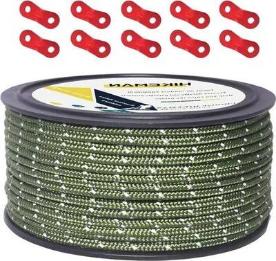 Produktbild von 50m reflektierendes Nylonseil mit Aluminiumspanner für Outdoor