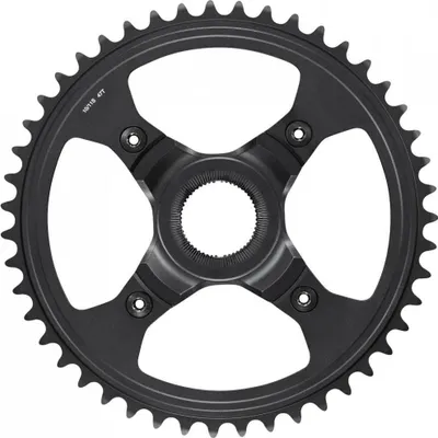 Produktbild von SHIMANO Kettenblatt E8000 SM-CRE80 47Z ohne KSR - effizienter Antrieb für E-M...