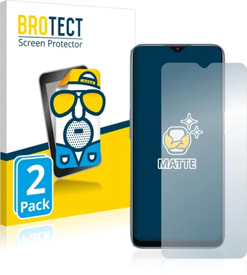 Produktbild von 2x BROTECT Schutzfolie für Oppo A16 / A17 Displayschutz Displayschutzfolie Folie Matt Entspiegelungsfolie