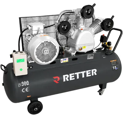 Produktbild von RETTER RT4300 Kompressor 300L/ 10 Bar 15PS