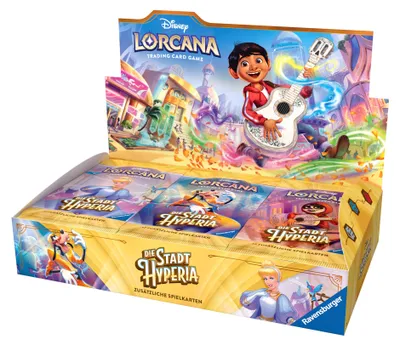 Produktbild von Disney Lorcana Die Stadt Hyperia Booster Display Deutsch