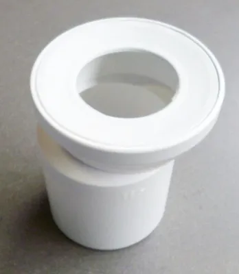 Produktbild von Wisa WC-Anschlußrohr weiß, 15 cm, mit Excentermuffe