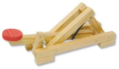 Image de Catapulte viking en bois kit enfant