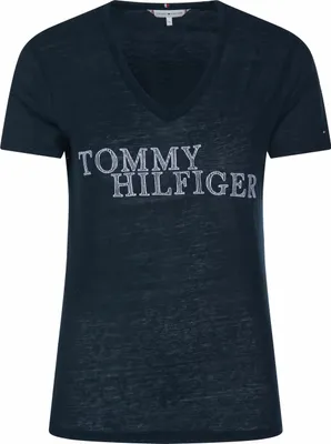 Produktbild von Tommy Hilfiger V-Kragen T-Shirt für Damen
