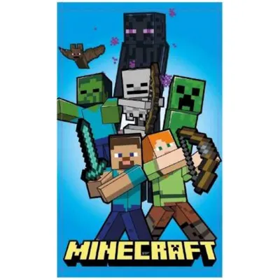 Productafbeelding van Handdoek voor kinderen, Minecraft-thema