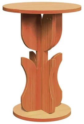 Obrázek produktu pro Masivní dřevěný konferenční stolek, rozměry 39,5 x 39,5 x 53,5 cm