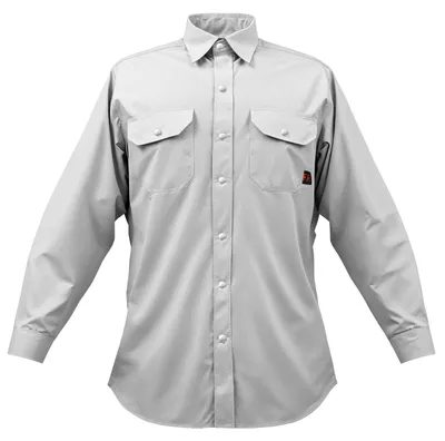 Image de Veste de travail française pour hommes, veste de soudeur ignifuge, chemise de soudeur en coton résistante à la chaleur et lavable en machine, conforme à la norme ATPV 9