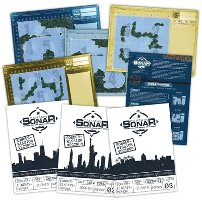Obrázek produktu pro Pegasus Captain Sonar: Mission Vectrum, Rozšíření deskové hry, 10 rok/roky