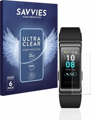 Produktbild von 6x Für Huawei Band 4 Pro Schutzfolie Savvies Displayschutz Display Schutz Folie Klar Transparent