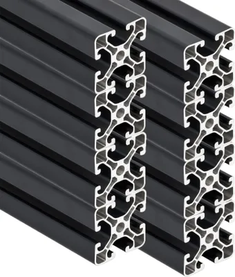 Produktbild von SCHMIDT systemprofile 8x 2000mm Aluminium Profil 40x40mm Nut 8 Anthrazit