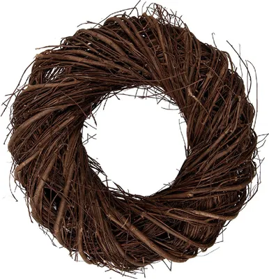 Immagine prodotto di decorativa in rattan Clayre & Eef Marrone Ø 30x8 cm rustica per porta parete tavolo