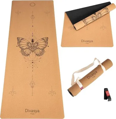 Produktbild von Famanu Yogamat aus Kork - Antirutsch, natürlich & nachhaltig, 183 x 66 x 0,4 cm