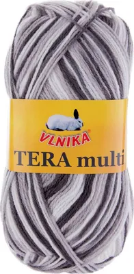 100g Strickgarn Häkelgarn TERA MULTI, Farbwahl - mehrfarbig bunt Farbverlauf
