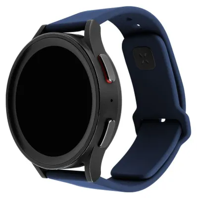 Produktbild von Armband für Smartwatch, Fixed Silicone Strap 20 mm, Dunkelblau