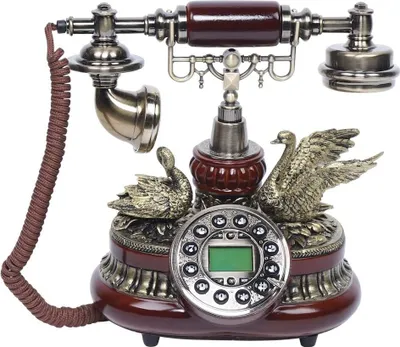 Productafbeelding van Vaste telefoon, telefoontoestel voor thuisgebruik, draadloze telefoon, retro telefoon, vintage telefoon, geschikt voor huis, kantoor of winkel