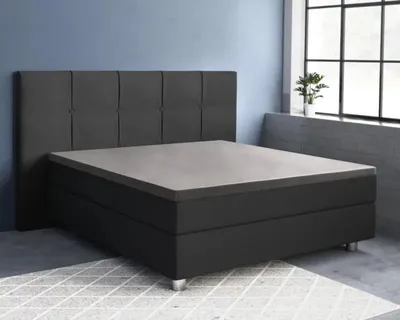 Immagine prodotto di Primaviera Deluxe Topper Satin Spannbettuch grau 140 x 200 cm