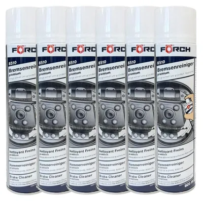 Produktbild von 6x Förch R510 Bremsenreiniger Premium Reiniger Bremsstaub Entfetter Spray 600ml