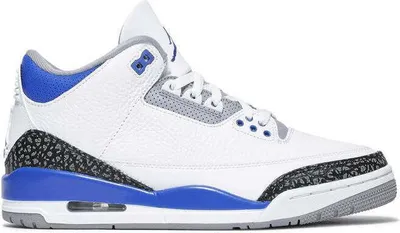 Produktbild von Air Jordan 3 Retro Racer Blue - EU: 45.5