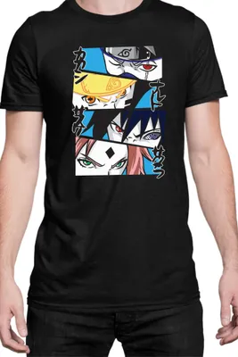 Produktbild von Herren T-Shirt Naruto Team 7 05, Man 3XL / Schwarz