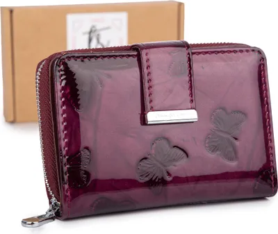 Produktbild von Jennifer Jones Damen Geldbörse  RFID Schmetterling Violett