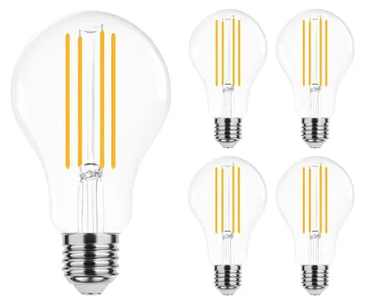 Produktbild von Modee E27 LED Filamentlampe A70 15W 2000lm 2700K Extra Warmweiß Dimmbar 5 Stück