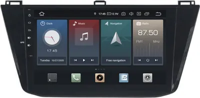 Produktbild von Für Volkswagen Tiguan 10" Touchscreen Android Autoradio GPS Navigation CarPlay