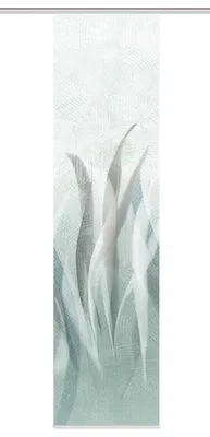 Produktbild von Schiebegardine SIRALIO, Seidenoptik, Digitaldruck, 245x60 cm, Pflanzendruck, mit Zubehör
