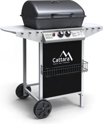 Produktbild von Gasgrill Party Point mit Deckel, Thermometer, Ablagefläche, 102x98x51 cm und 1770 cm² Grillfläche