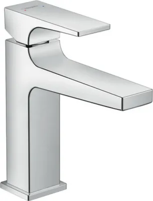 Produktbild von hansgrohe Metropol Einhebel-Waschtischmischer 110, mit Hebelgriff, Push-Open Ablaufgarnitur, Ausladung 135mm, 32507000